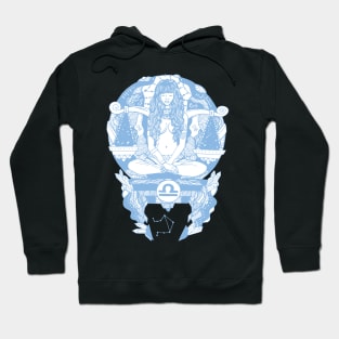 Light Blue Libra Beauty Hoodie